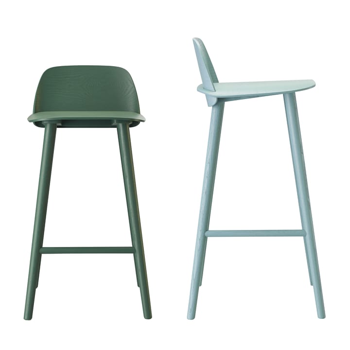 Nerd barkruk 75 cm, donkergroen Muuto