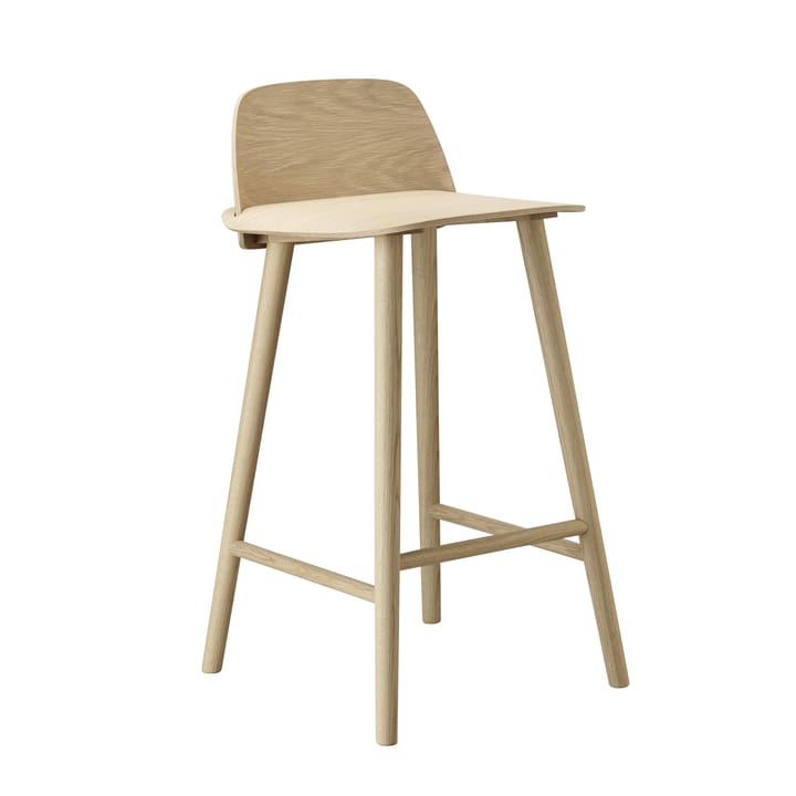 Nerd barkruk 75 cm - eikenhout - Muuto