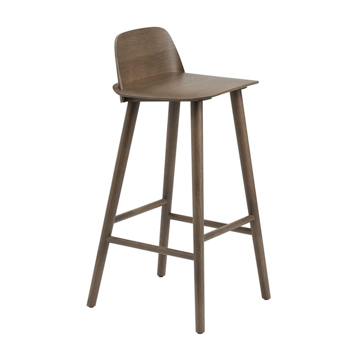 Nerd barkruk 75 cm - Stained dark brown - Muuto