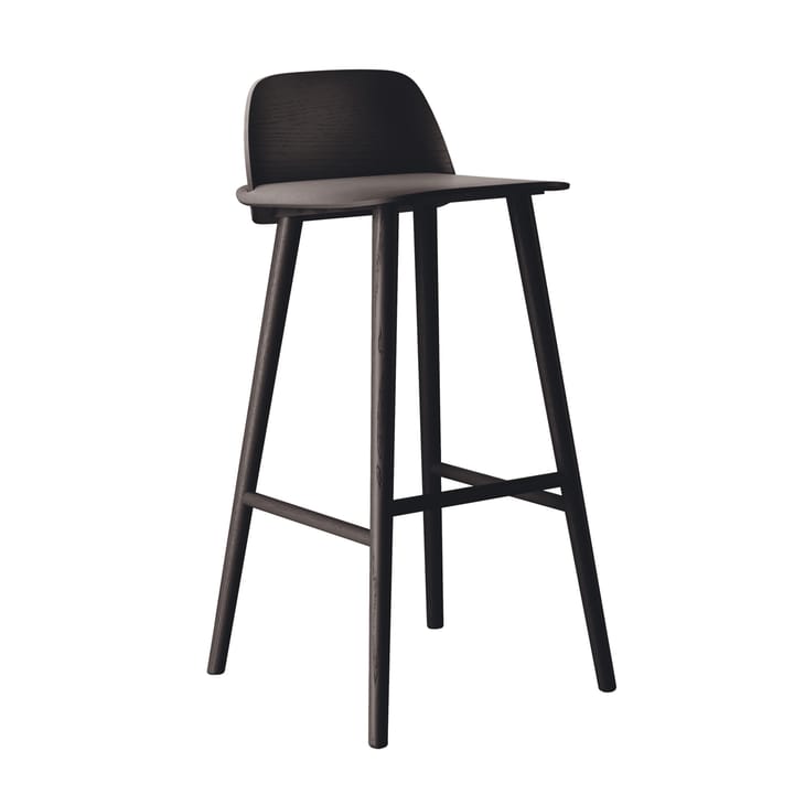 Nerd barkruk 75 cm - zwart - Muuto