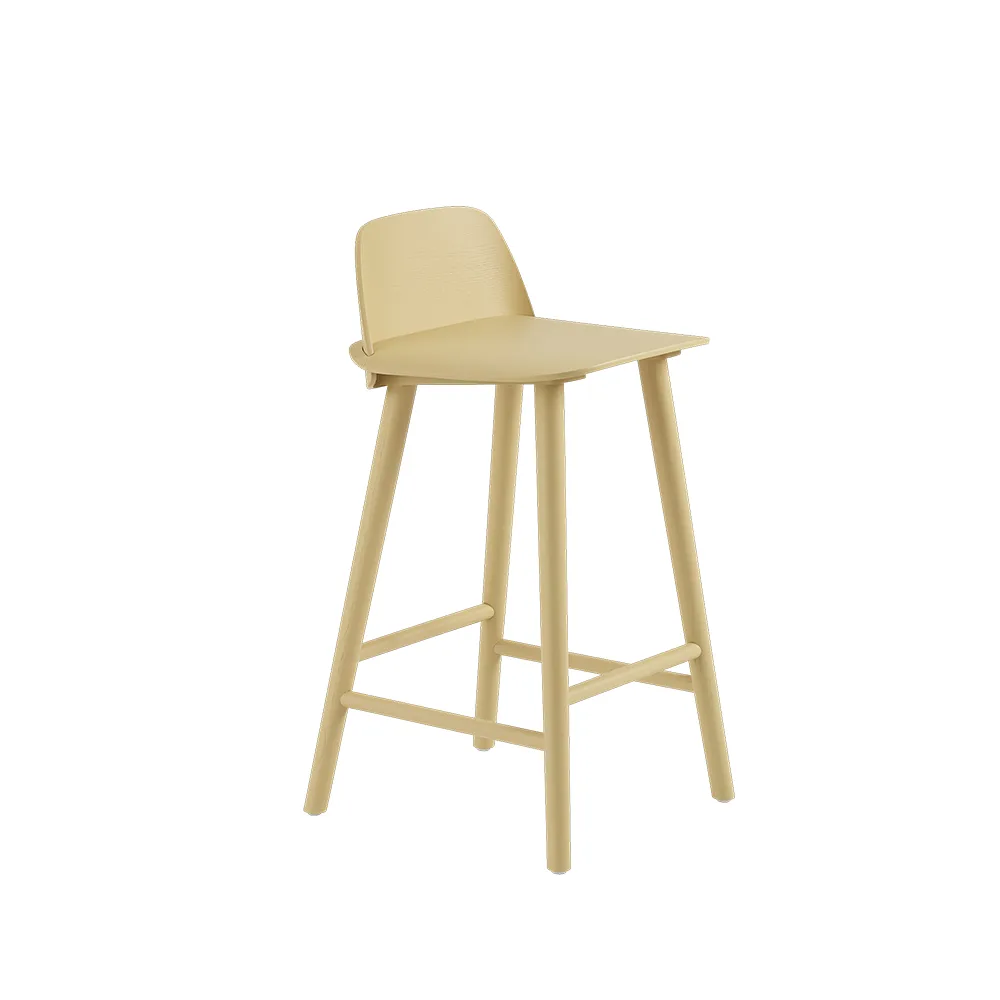 Nerd counter stoel, Sand yellow Muuto