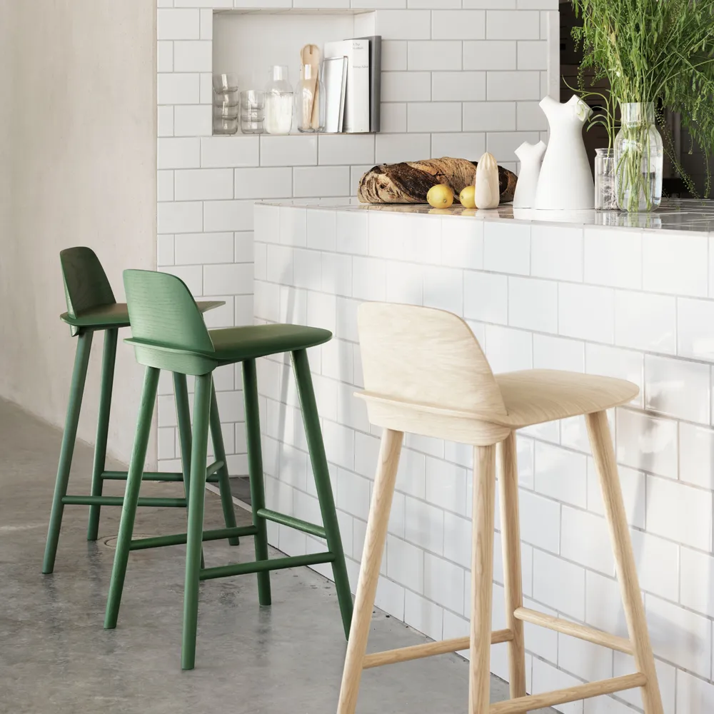 Nerd counter stoel, Sand yellow Muuto