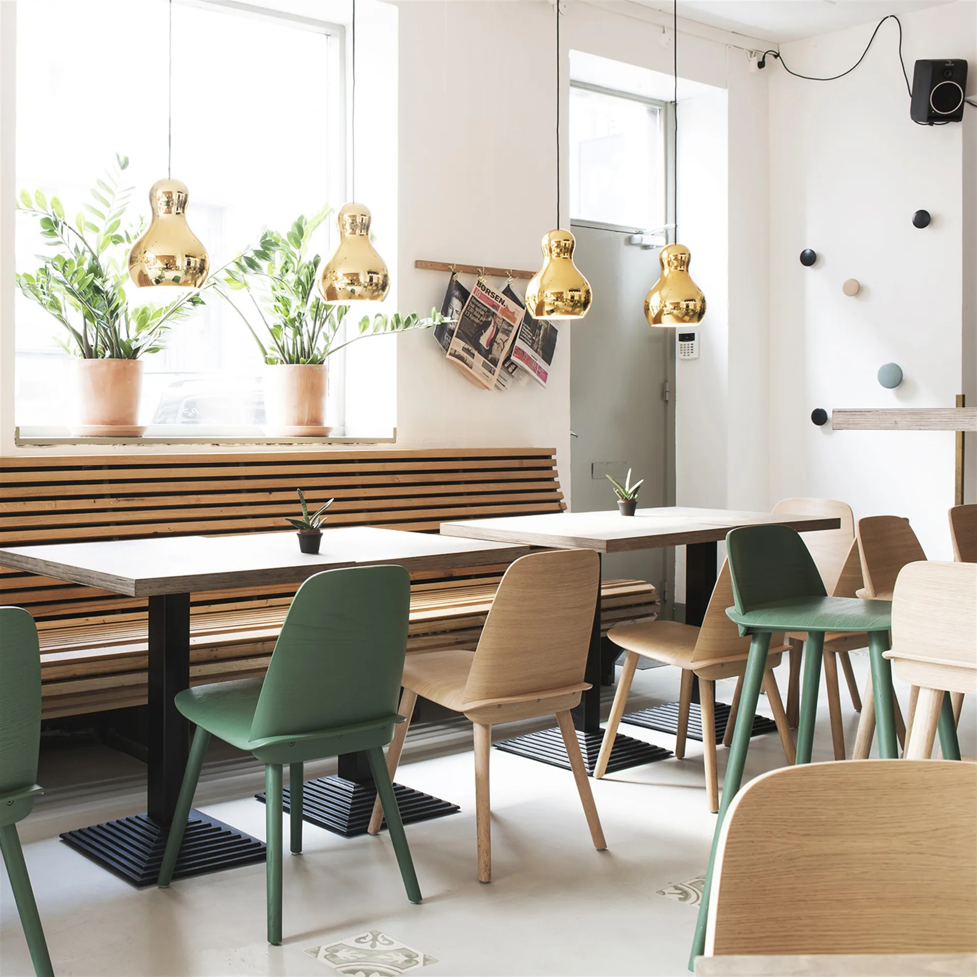 Nerd eetstoel, donkergroen Muuto