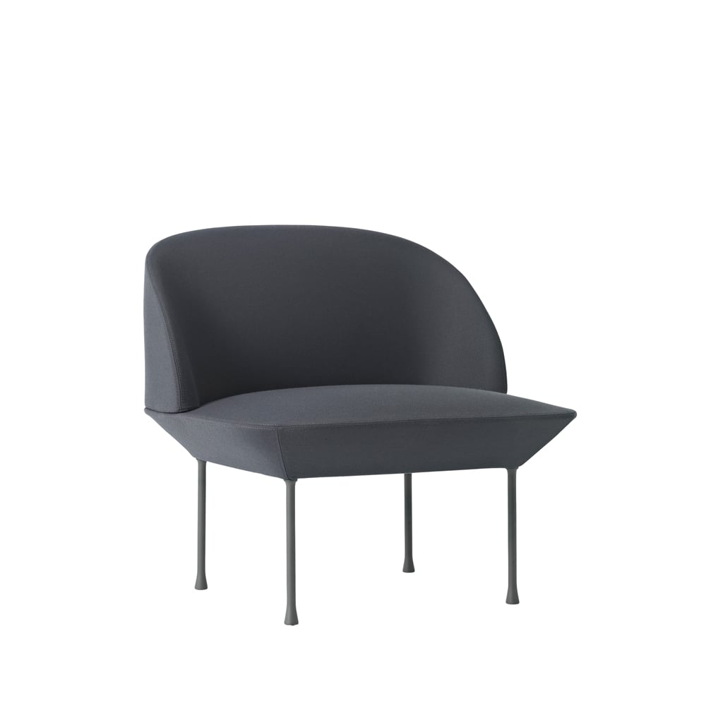 Muuto Oslo bank 1-zits Steelcut 180-Dark Grey