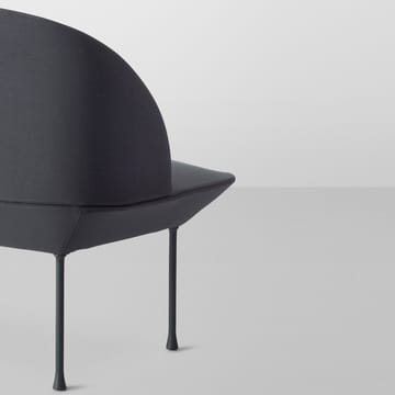 Oslo bank 1-zits - Steelcut 180-Dark Grey - Muuto