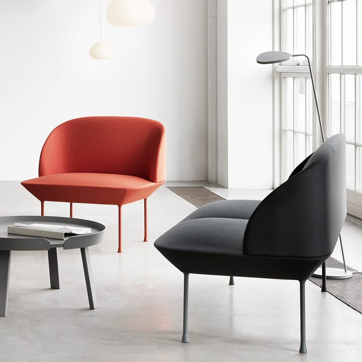 Oslo bank 1-zits - Steelcut 180-Dark Grey - Muuto