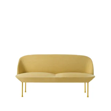 Oslo bank 2-zits - Hallingdal 407-Yellow - Muuto