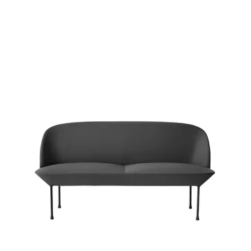 Oslo bank 2-zits - Steelcut 180-Dark grey - Muuto