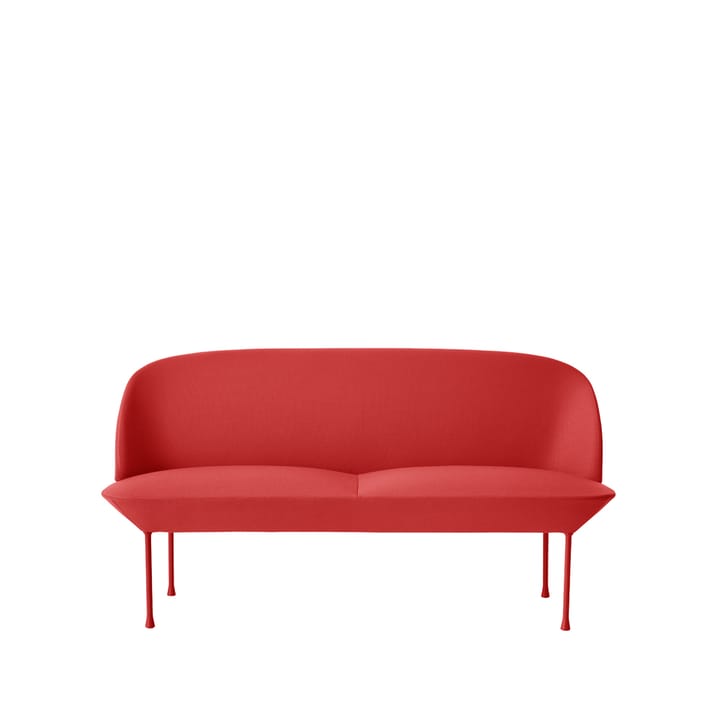 Oslo bank 2-zits - Steelcut 660-Dark red - Muuto