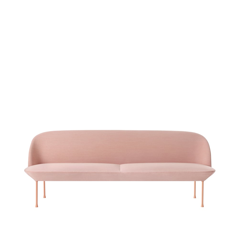 Muuto Oslo bank 3-zits Steelcut trio 515-Rose | Scandinavisch Interieur | Bankstellen | Roze