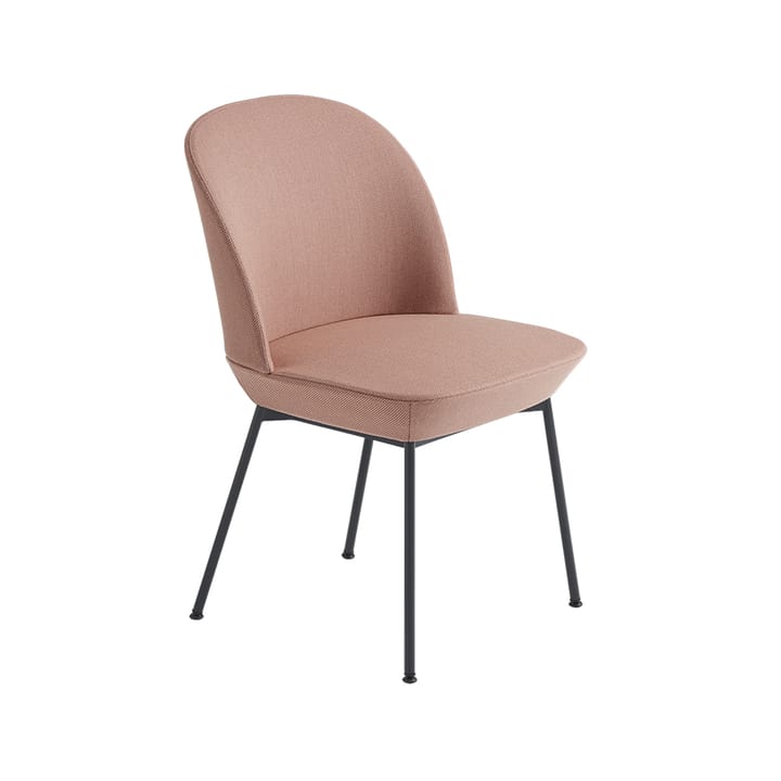 Oslo stoel bekleed met stof - Twill weave 530-Anthracite - Muuto