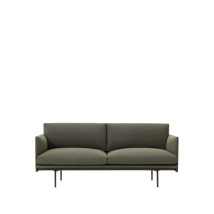 Outline bank 2-zits - Fiord 961-Green - Muuto