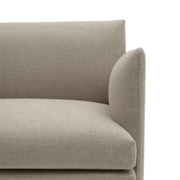 Outline chair fauteuil stof - Ecriture 240-Polished Aluminum - Muuto