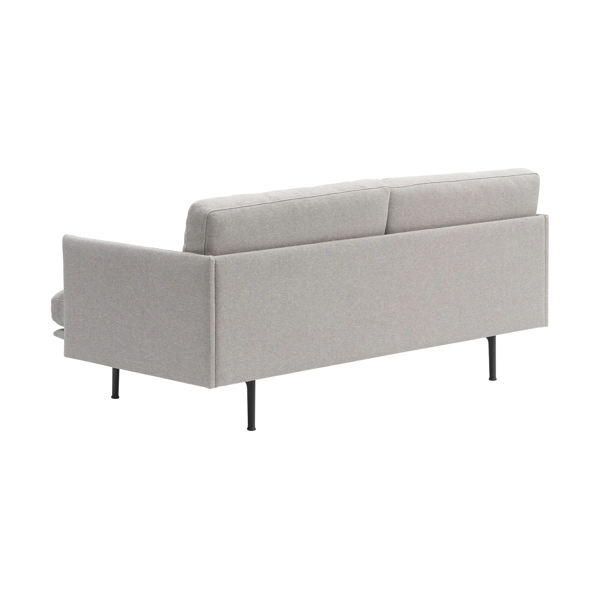 Outline Soft bank, Clay 12-zwarte poten, 2-zits Muuto