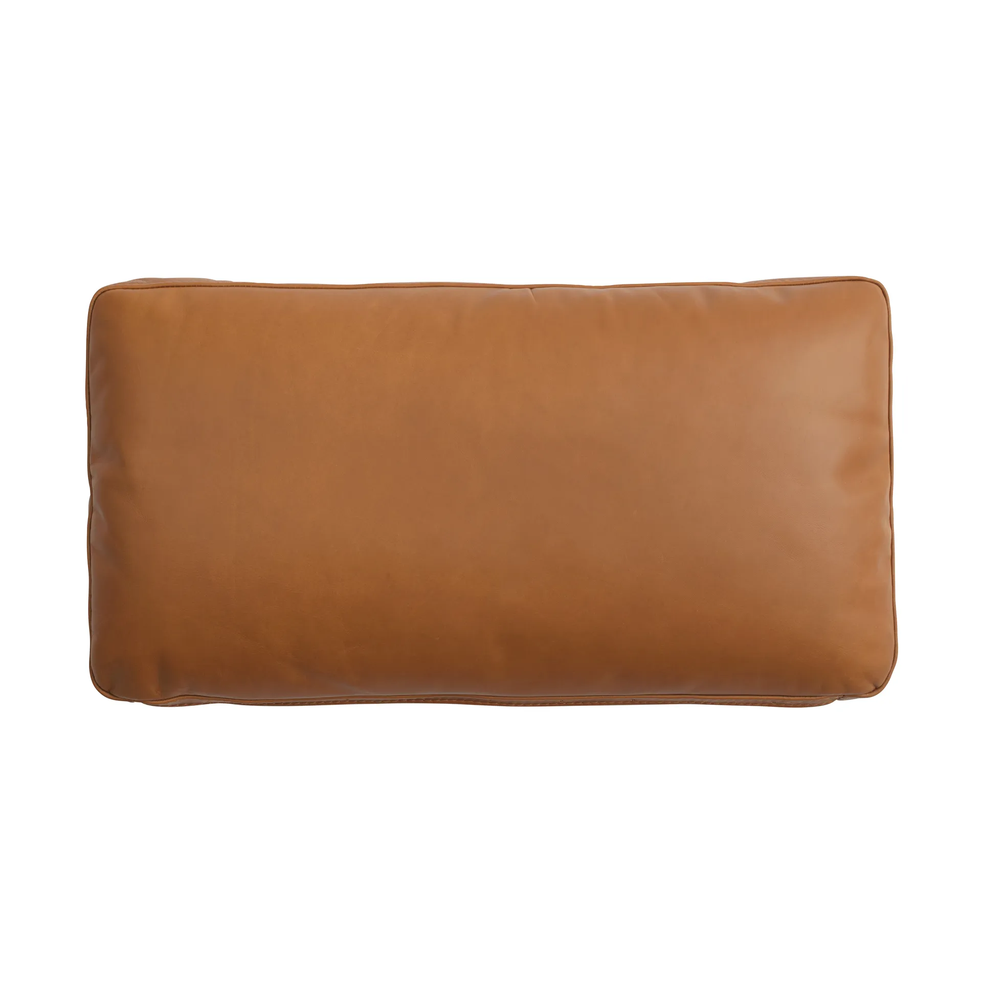 Outline Soft kussen, Refine Leather Cognac, 55x30 cm Muuto
