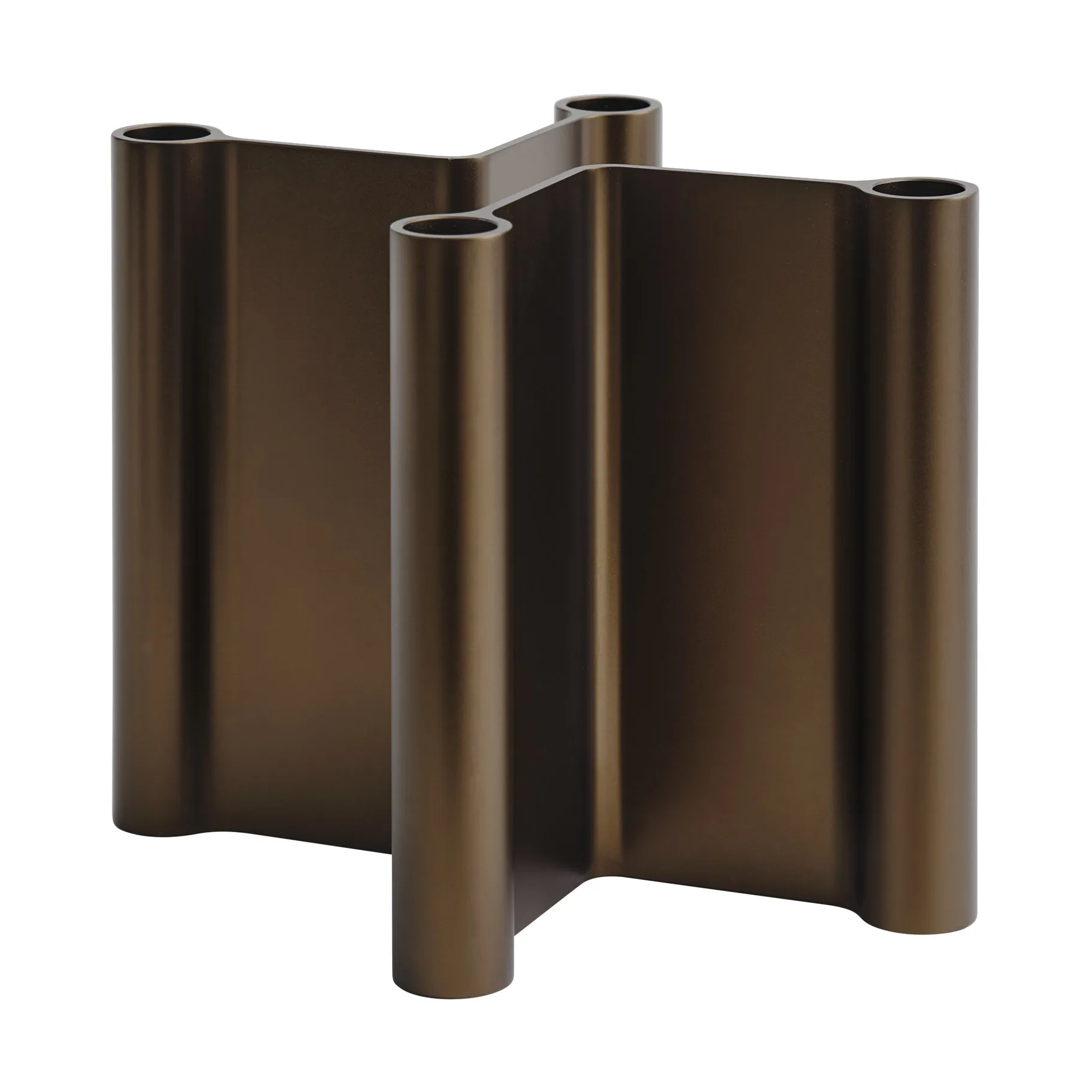 Pair kandelaar 18 cm, Brown Muuto