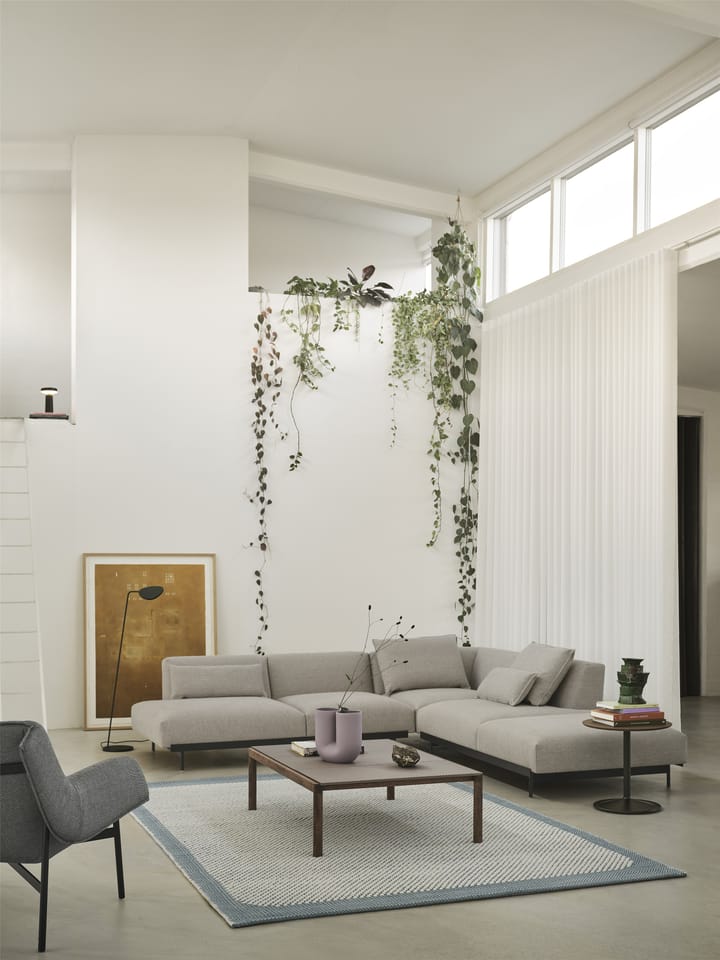 Pebble vloerkleed 200x300 cm, Pale blue Muuto