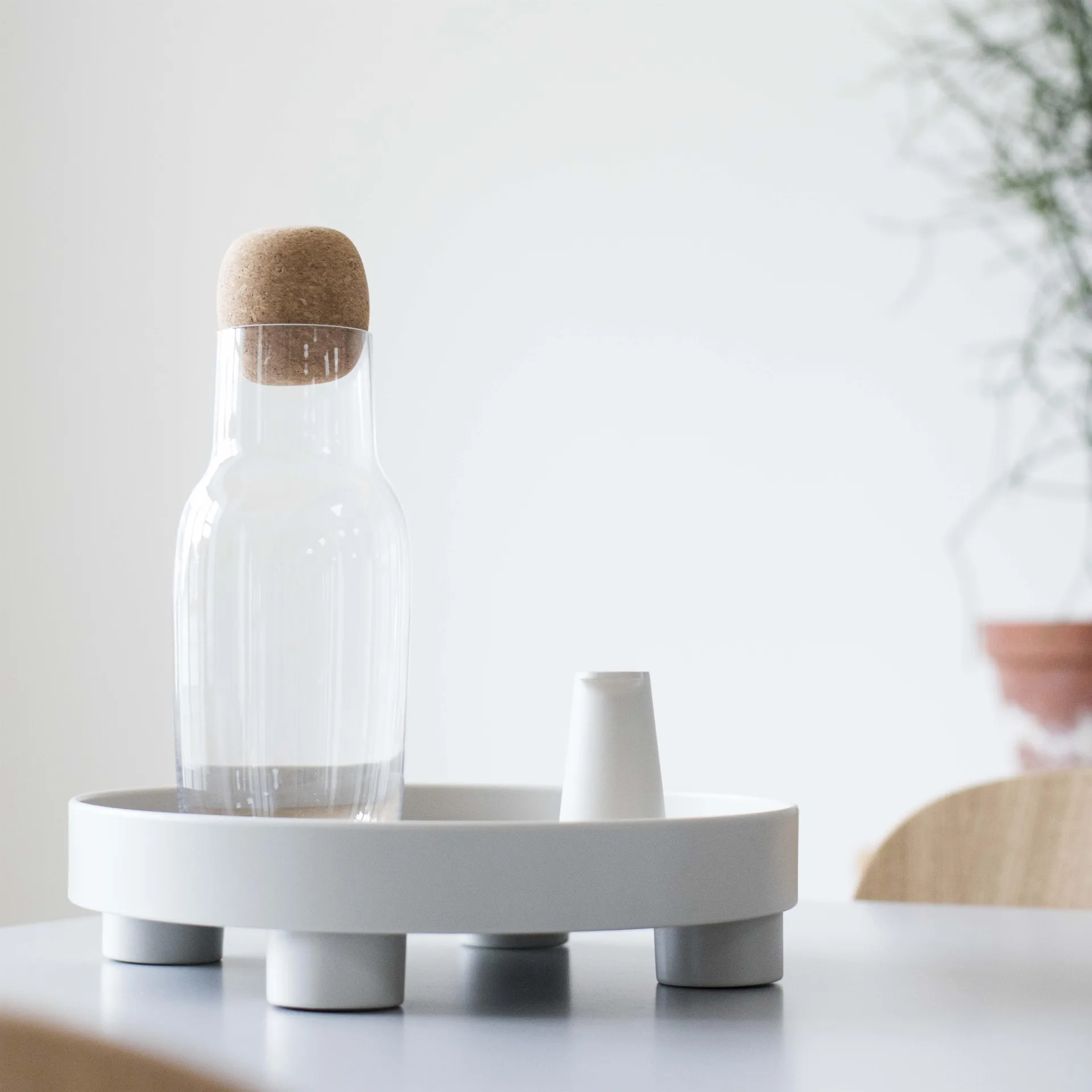 Platform dienblad, grijs Muuto