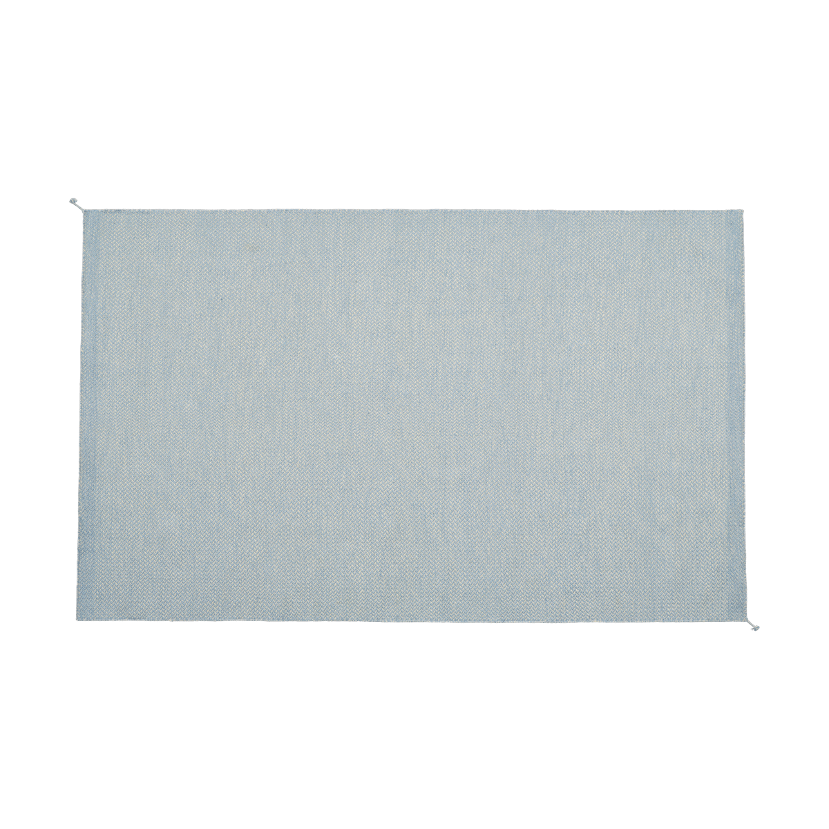 Muuto Ply vloerkleed 200x300 cm Light blue | Scandinavisch Interieur | Plastic vloerkleden | Blauw