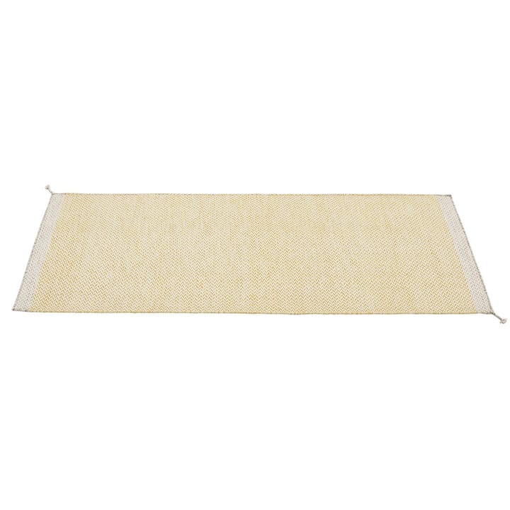 Ply vloerkleed 80x200 cm - Yellow - Muuto