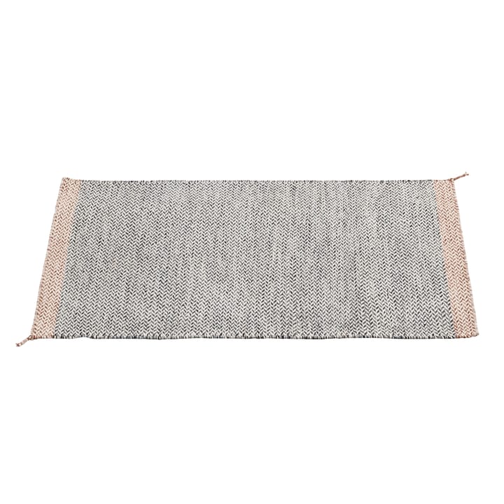 Ply vloerkleed 85 x 140 cm. - zwart-wit - Muuto