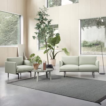 Ply wollen vloerkleed 170 x 240 cm. - donkergrijs - Muuto