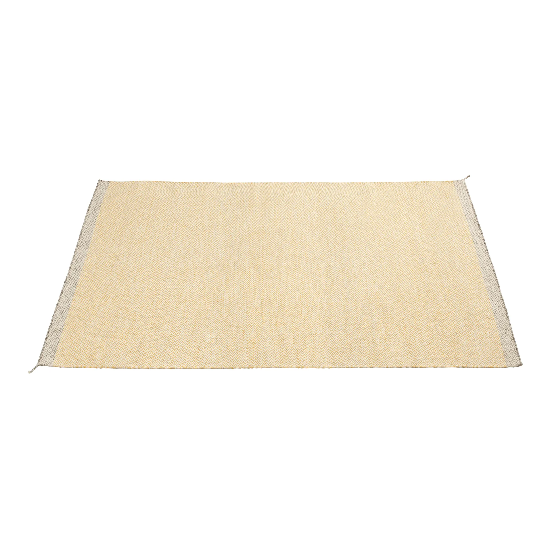 Ply wollen vloerkleed 170 x 240 cm., geel Muuto