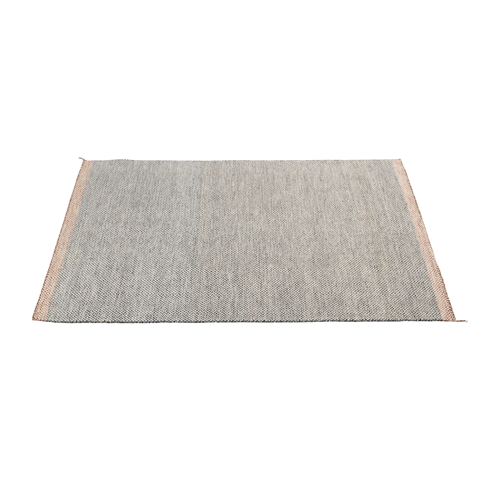 Ply wollen vloerkleed 170 x 240 cm., zwart-wit Muuto