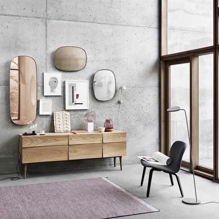 Ply wollen vloerkleed 200 x 300 cm., roze Muuto