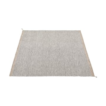 Ply wollen vloerkleed 240x240 cm - Black-white - Muuto