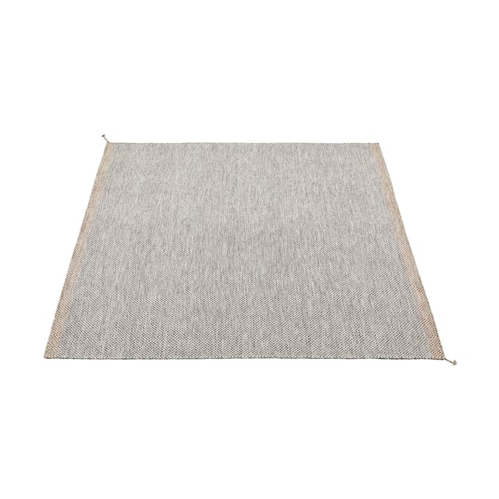 Ply wollen vloerkleed 240x240 cm, Black-white Muuto
