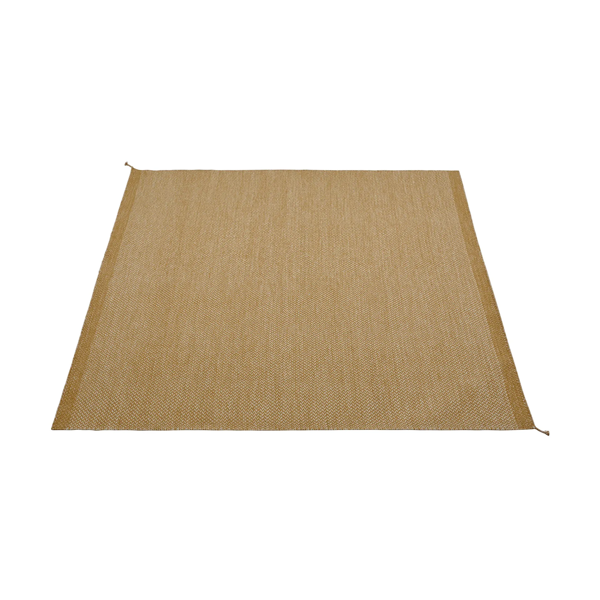 Ply wollen vloerkleed 240x240 cm, Burnt orange Muuto