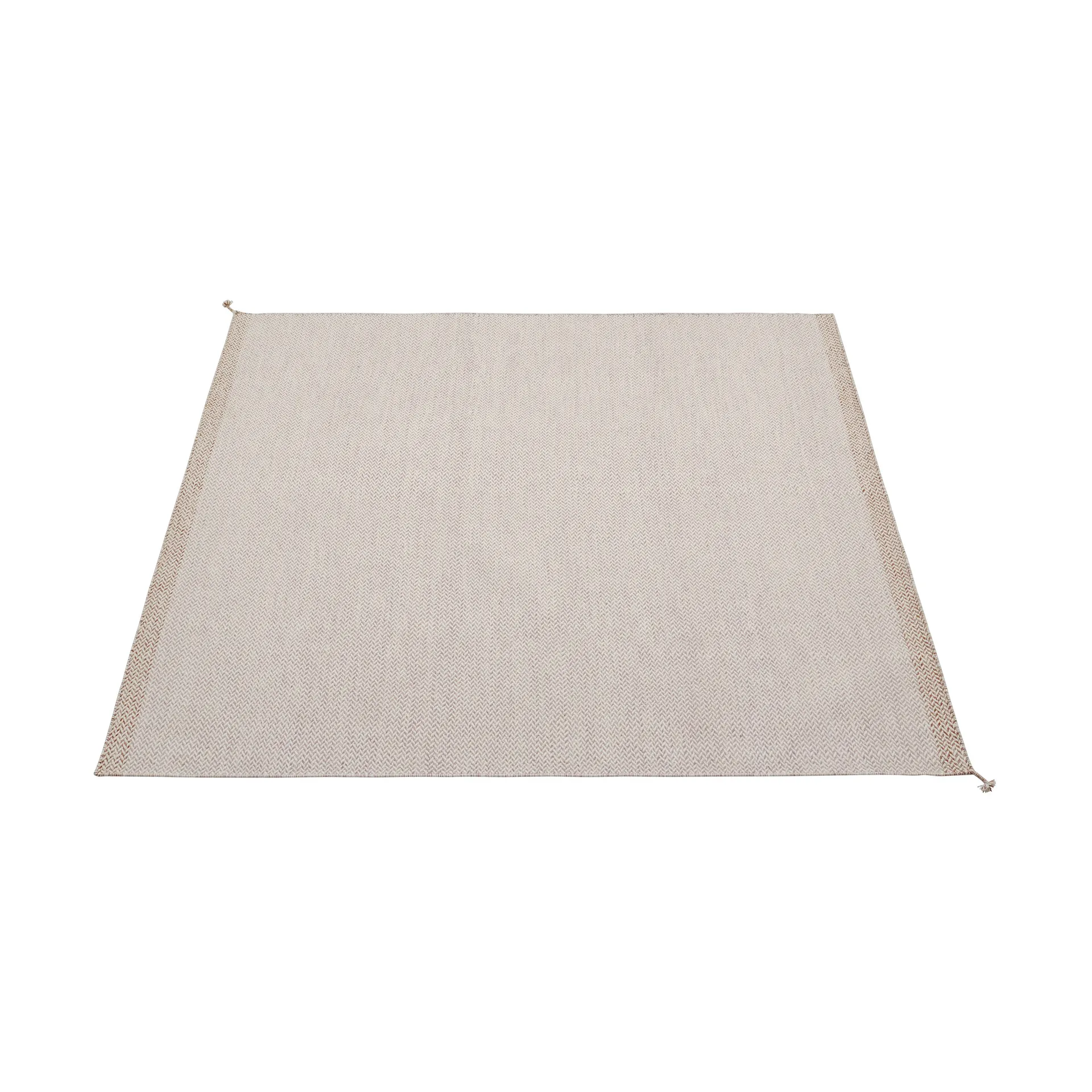 Ply wollen vloerkleed 240x240 cm, Light rose Muuto