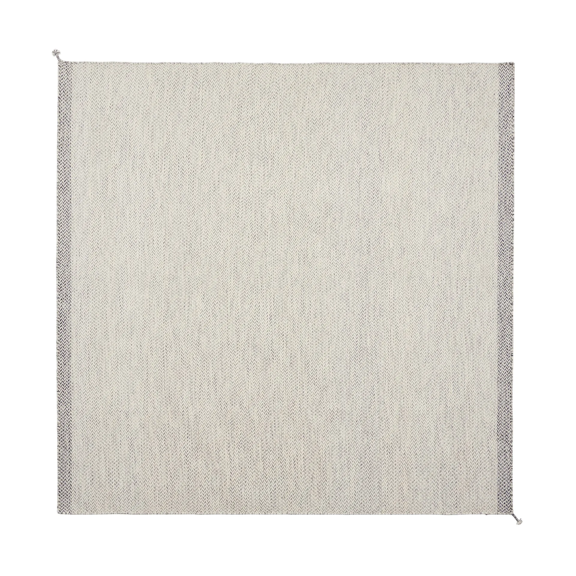 Ply wollen vloerkleed 240x240 cm, Off-white Muuto