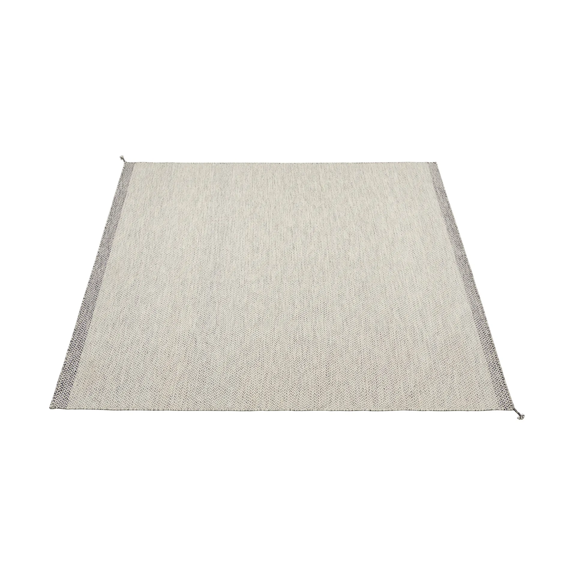 Ply wollen vloerkleed 240x240 cm, Off-white Muuto