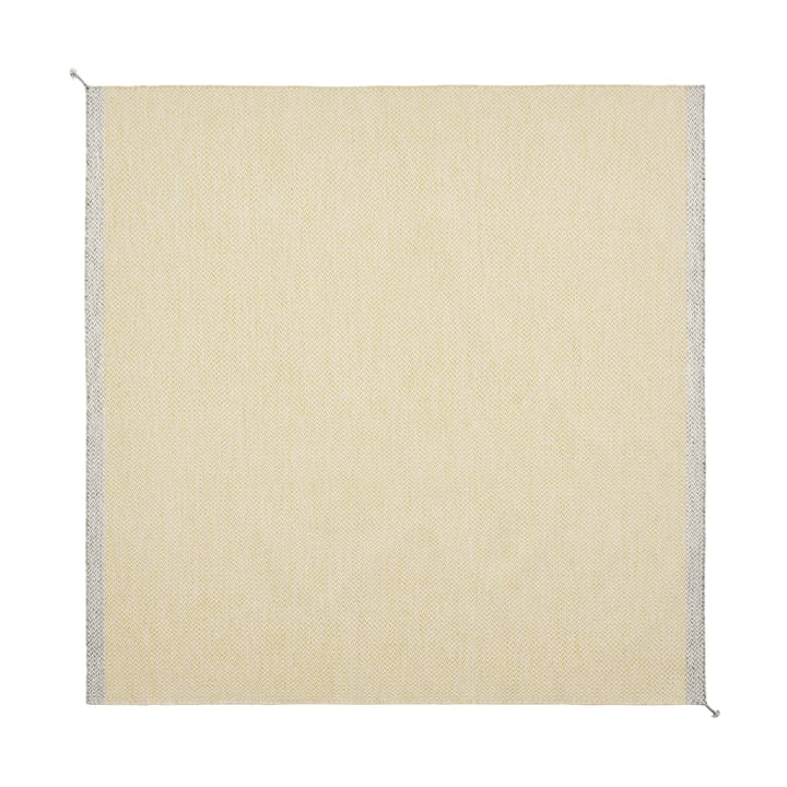 Ply wollen vloerkleed 240x240 cm - Yellow - Muuto
