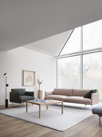 Ply wollen vloerkleed 270 x 360 cm. - Grey - Muuto