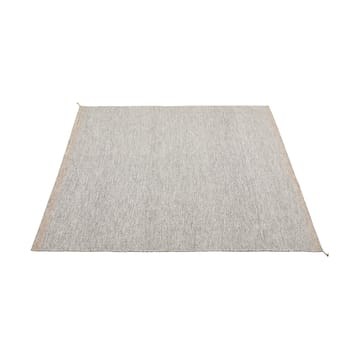 Ply wollen vloerkleed 280x280 cm - Black-white - Muuto