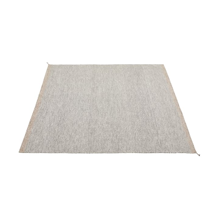 Ply wollen vloerkleed 280x280 cm, Black-white Muuto