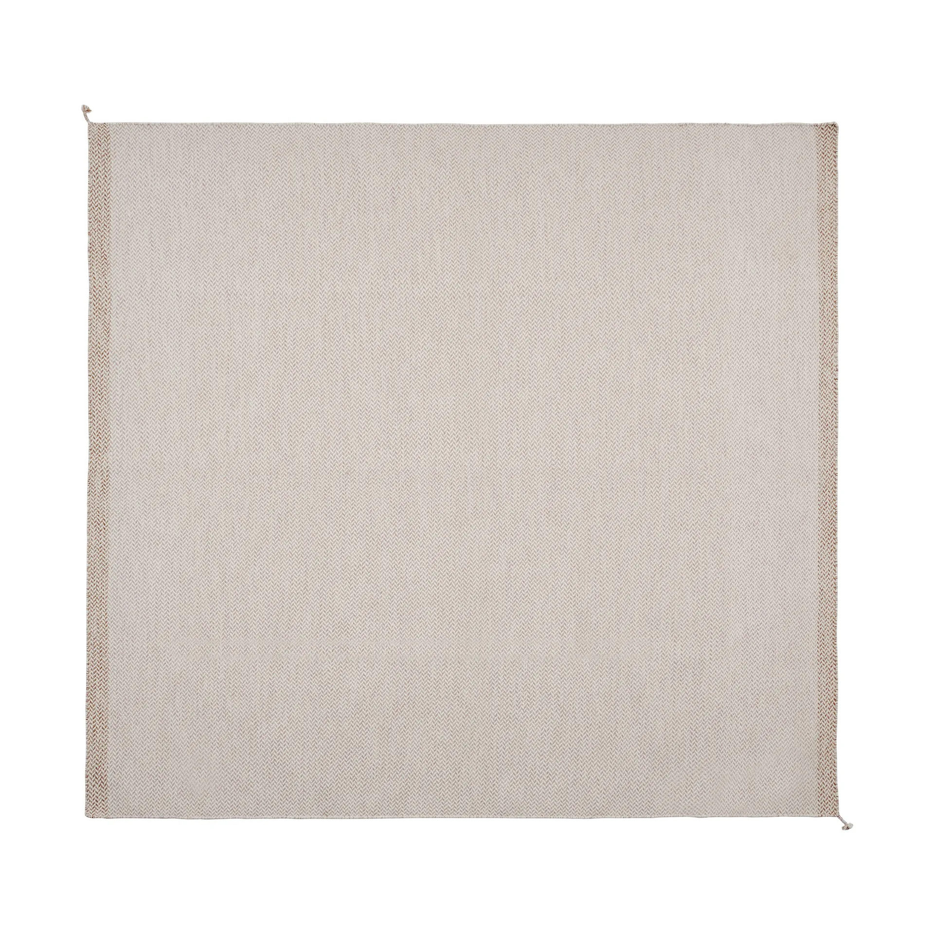 Ply wollen vloerkleed 280x280 cm, Light rose Muuto
