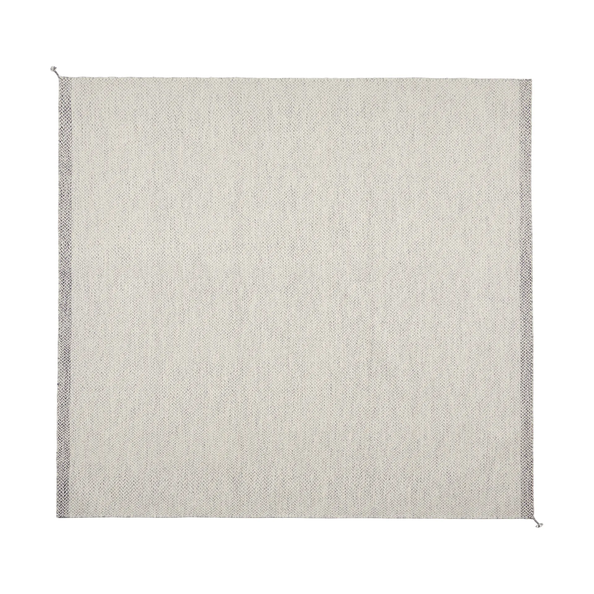Ply wollen vloerkleed 280x280 cm, Off-white Muuto
