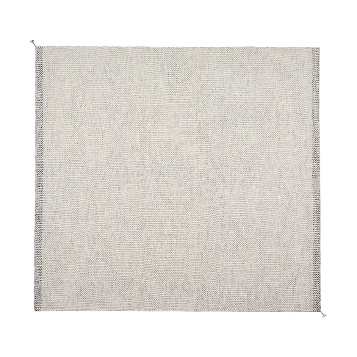 Muuto Ply wollen vloerkleed 280x280 cm Off-white | Scandinavisch Interieur | Hoogpolige vloerkleden | Wit
