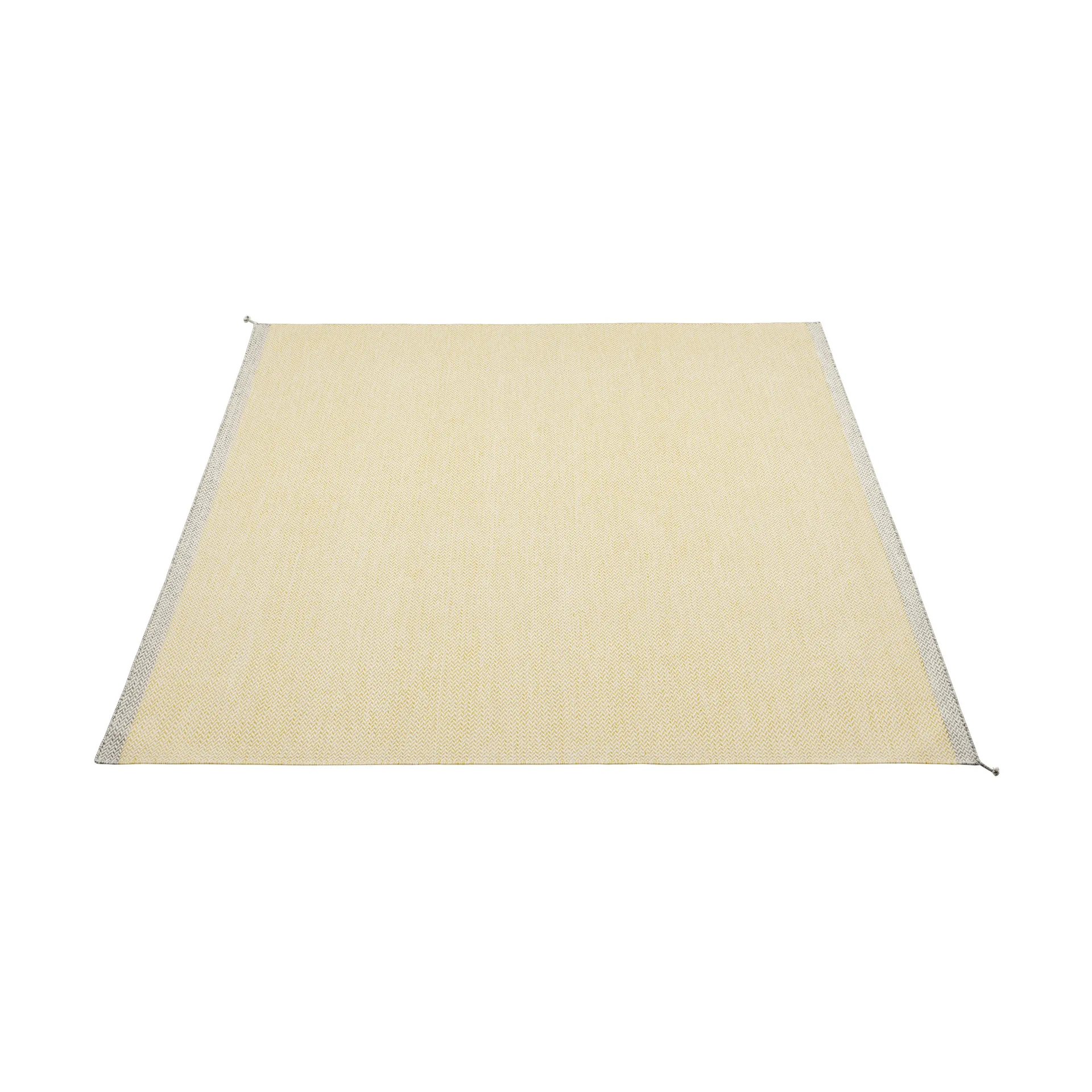 Ply wollen vloerkleed 280x280 cm, Yellow Muuto