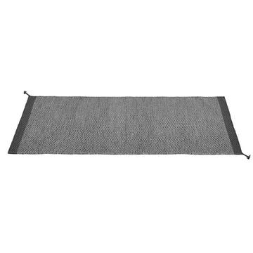 Ply wollen vloerkleed 80x200 cm - Dark grey - Muuto
