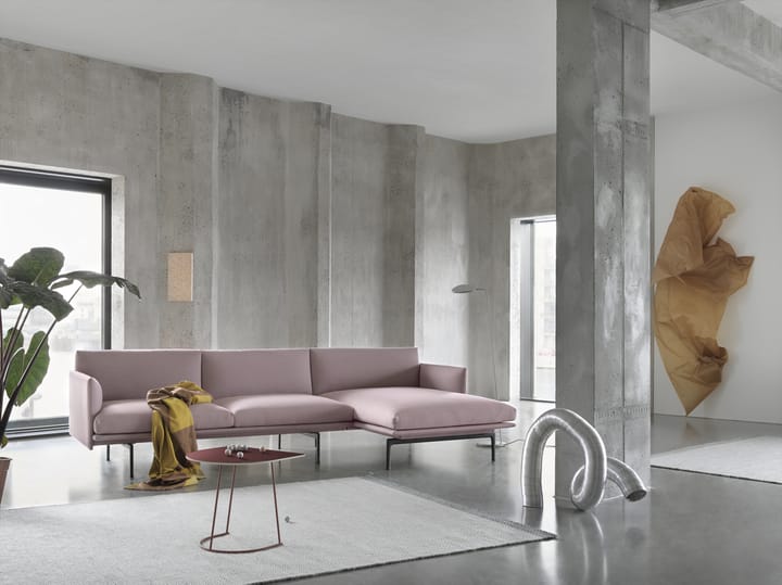 Ply wollen vloerkleed 80x200 cm, Grey Muuto
