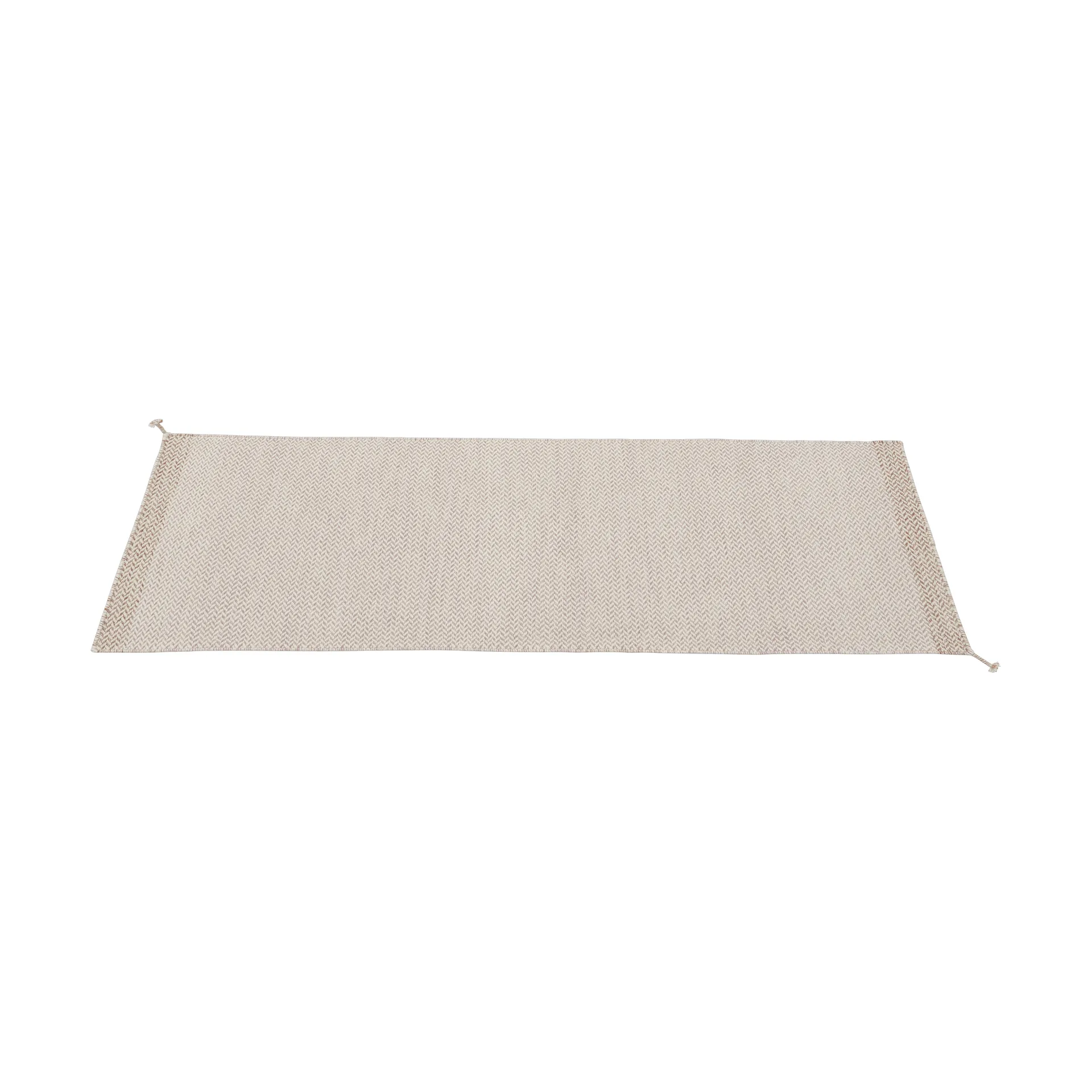 Ply wollen vloerkleed 80x200 cm, Light Rose Muuto