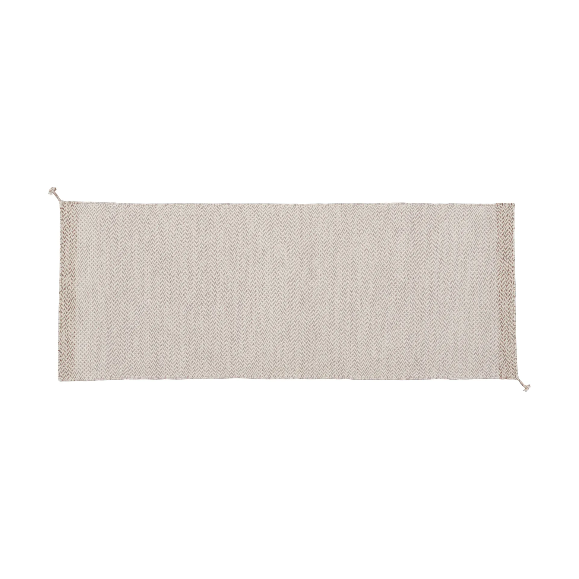Ply wollen vloerkleed 80x200 cm, Light Rose Muuto
