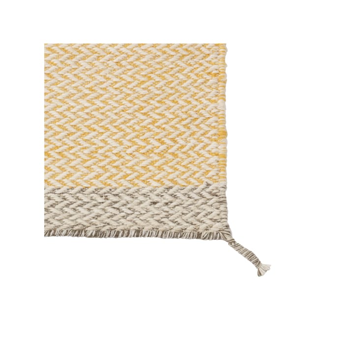 Ply wollen vloerkleed 85 x 140 cm., geel Muuto