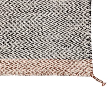 Ply wollen vloerkleed 85 x 140 cm. - zwart-wit - Muuto