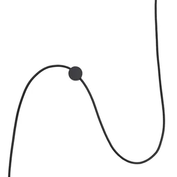 Post snoerbevestiging voor wandlamp - Zwart - Muuto